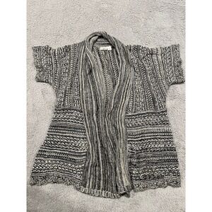 Vintage CATO Acrylic Sweater Cover Up Short Sleeve Women's Size Medium USA‎ Made